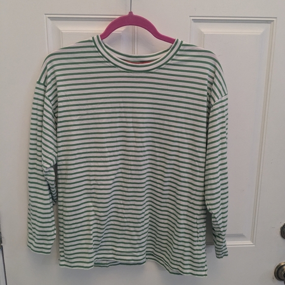 AYR The French Fry Shirt Green Stripe - Picture 2 of 4